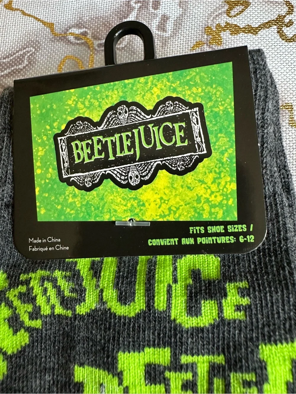 Warner Bros. 97% polyester